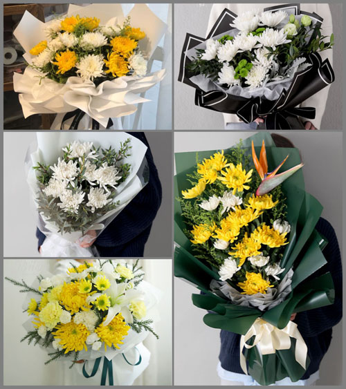 贵州毕节市威宁县草海镇大山村白事花束代送